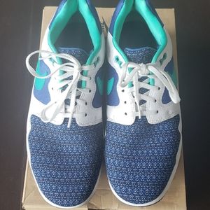 Nike Air Flow Storm Blue/New Green Size 10.5